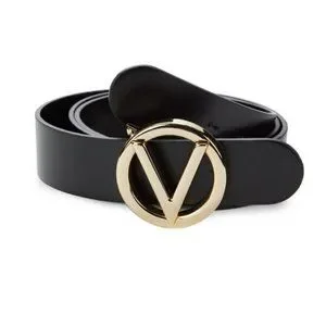 New with tag Authentic Vanentino Leather Giusy Black Leather Belt Size XS Valentino Garavani - Black VLogo Signature Leather Belt, 25mm main image 3